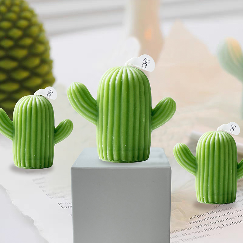 Cactus Creative Ambiance Pillar Duftkerze Sojawachs