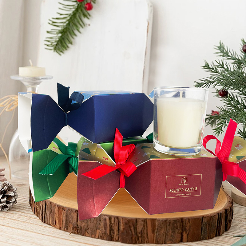 Süßigkeitenverpackung Weihnachten Festliche Ambiente Duftkerze Sojawachs