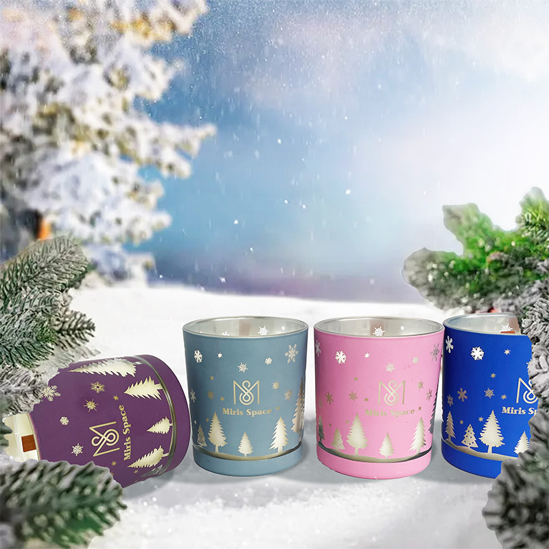 Weihnachtsausschnitt Festliche Atmosphäre Rentier Duftkerze Natürliches Sojawachs