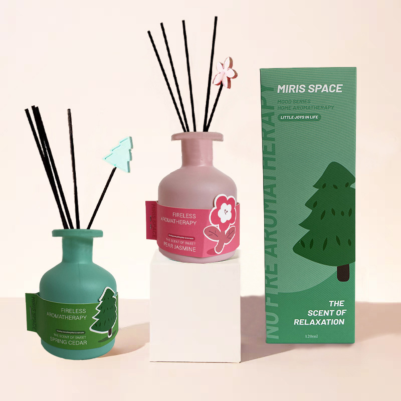 Kreativer Dopamin-Farbabgleich-Schilfrohrdiffusor für Zuhause, Schlafzimmer und den Innenbereich, langanhaltender Duft