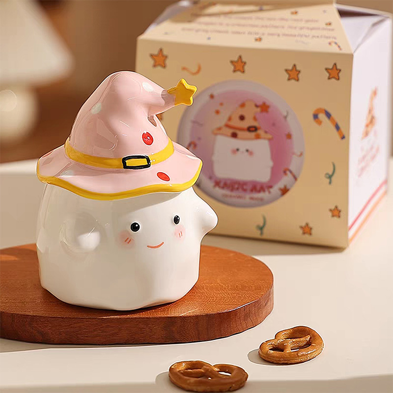 Halloween Little Ghost Sprite Form Kreative Duftkerze Reines natürliches Sojawachs