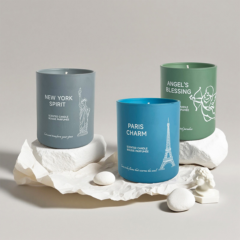 Romantische Stadt Sojawachs Duftkerze – Langanhaltendes, beruhigendes Aroma